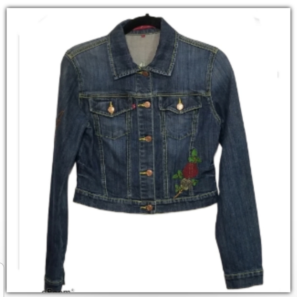 Seven7 Jean's cropped jacket size small
